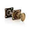 De Oude Deurklink WC slot draaiknop vierkant antiek messing De Oude Deurklink WC slot draaiknop vierkant antiek messing