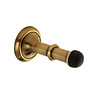 De Oude Deurklink Deurstopper wandmontage antiek messing De Oude Deurklink Deurstopper wandmontage antiek messing