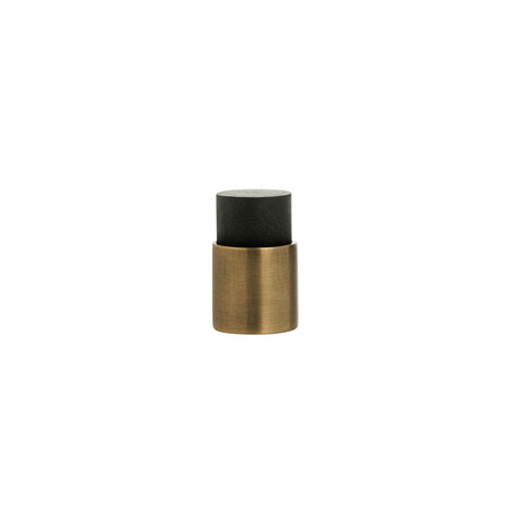 De Oude Deurklink Deurstopper wandmontage 35x22 mm antiek messing De Oude Deurklink Deurstopper wandmontage 35x22 mm antiek messing