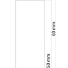 De Oude Deurklink Deurstopper wandmontage 60x22 mm antiek messing