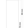 De Oude Deurklink Deurstopper wandmontage 80x22 mm antiek messing De Oude Deurklink Deurstopper wandmontage 80x22 mm antiek messing
