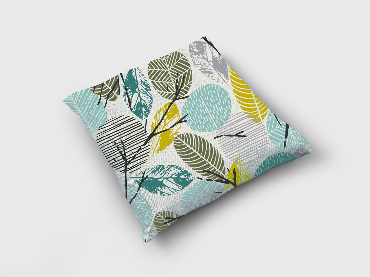 Textirieur Sierkussen Bladeren groot Textirieur Sierkussen Bladeren groot