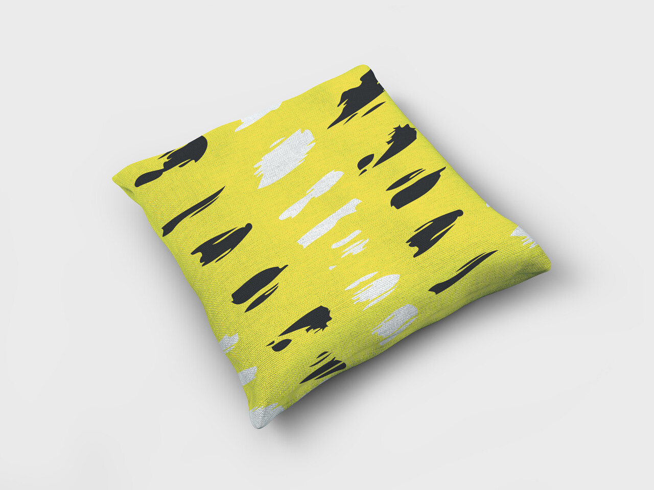 Textirieur Sierkussen Groen Zwart Witte strepen Textirieur Sierkussen Groen Zwart Witte strepen