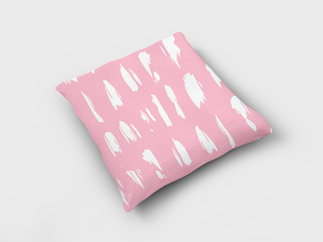 Textirieur Sierkussen roze witte streep Textirieur Sierkussen roze witte streep