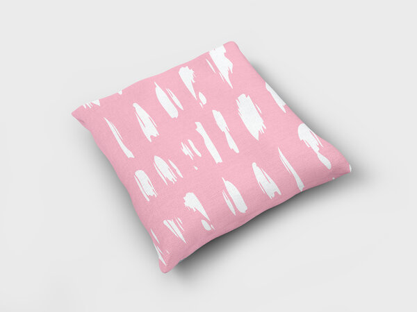 Textirieur Sierkussen roze witte streep Textirieur Sierkussen roze witte streep