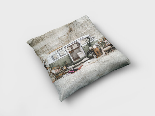 Textirieur Sierkussen volkswagen bus Textirieur Sierkussen volkswagen bus