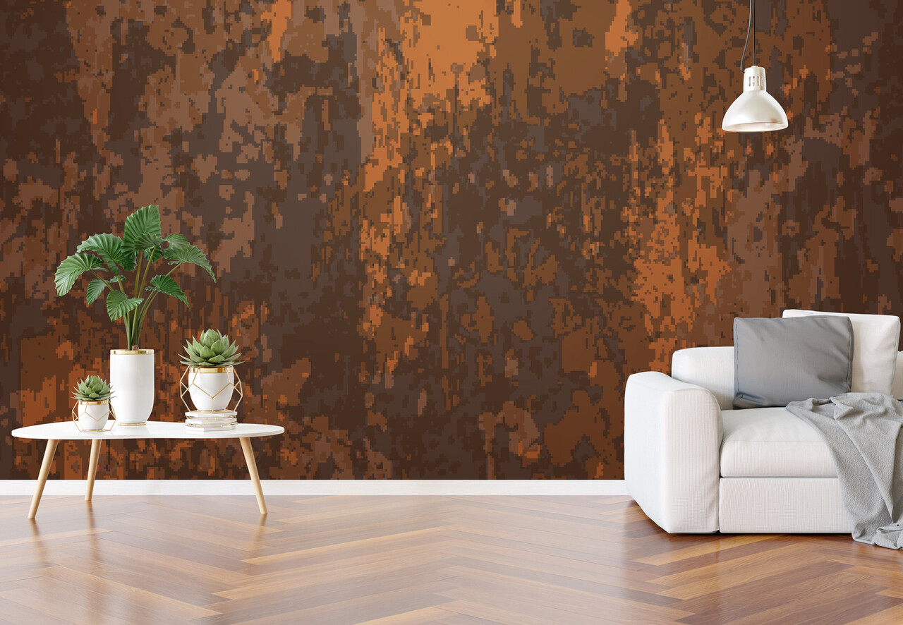 Naadloos textielbehang WalltexPro roest look Naadloos textielbehang WalltexPro roest look