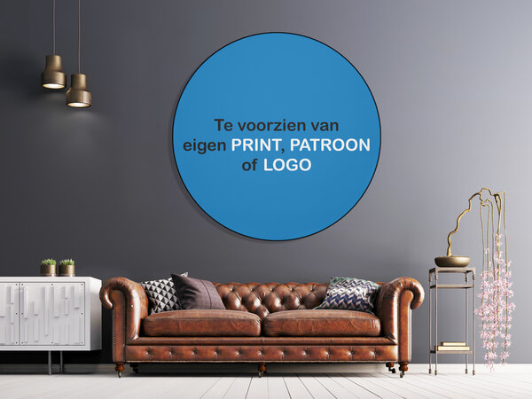 Muurcirkel Dibond voorzien van eigen Print, Patroon of Logo Muurcirkel Dibond voorzien van eigen Print, Patroon of Logo