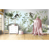 Textielbehang kinderkamer dierenpark Textielbehang kinderkamer dierenpark