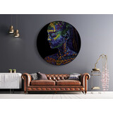 Muurcirkel Color woman Muurcirkel Color woman