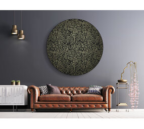 Muurcirkel Flower pattern Muurcirkel Flower pattern