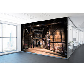 Multifunctioneel textielbehang industrial hall Multifunctioneel textielbehang industrial hall