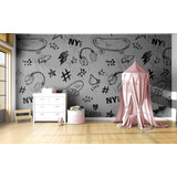 Textielbehang kinderkamer cool boy Textielbehang kinderkamer cool boy