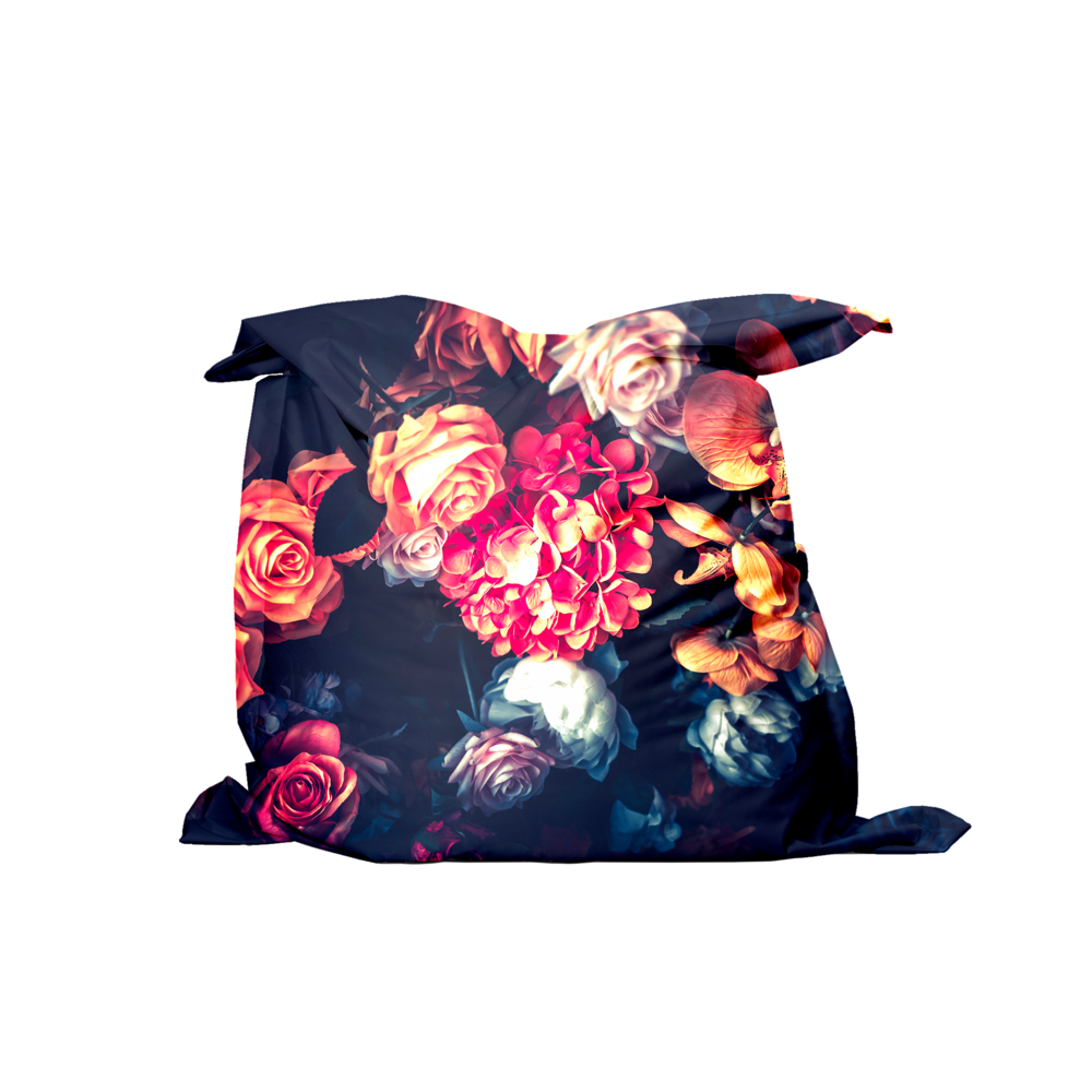 Zitzak grote bloemen Zitzak grote bloemen