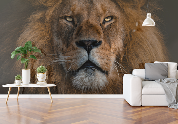 Naadloos textielbehang WalltexPro Lion Naadloos textielbehang WalltexPro Lion