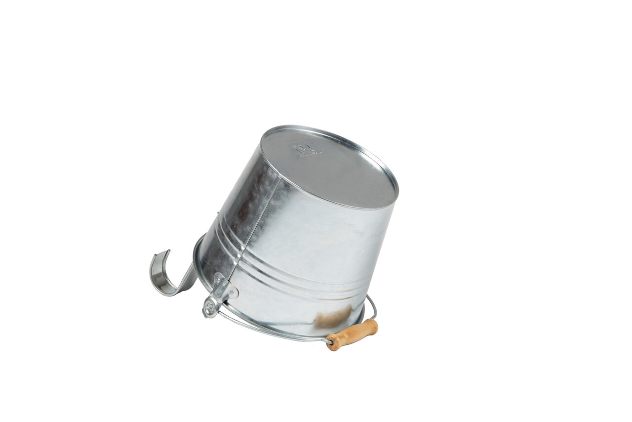 Benijson Stoere Decoratie / balkon emmer 5L naturel zink Benijson Stoere Decoratie / balkon emmer 5L naturel zink