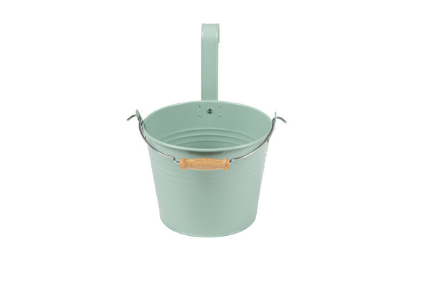 Benijson Stoere Decoratie / balkon emmer 5L Mint groen Benijson Stoere Decoratie / balkon emmer 5L Mint groen