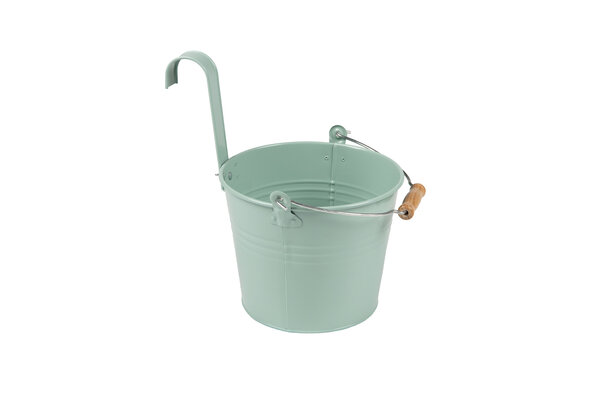Benijson Stoere Decoratie / balkon emmer 5L Mint groen Benijson Stoere Decoratie / balkon emmer 5L Mint groen
