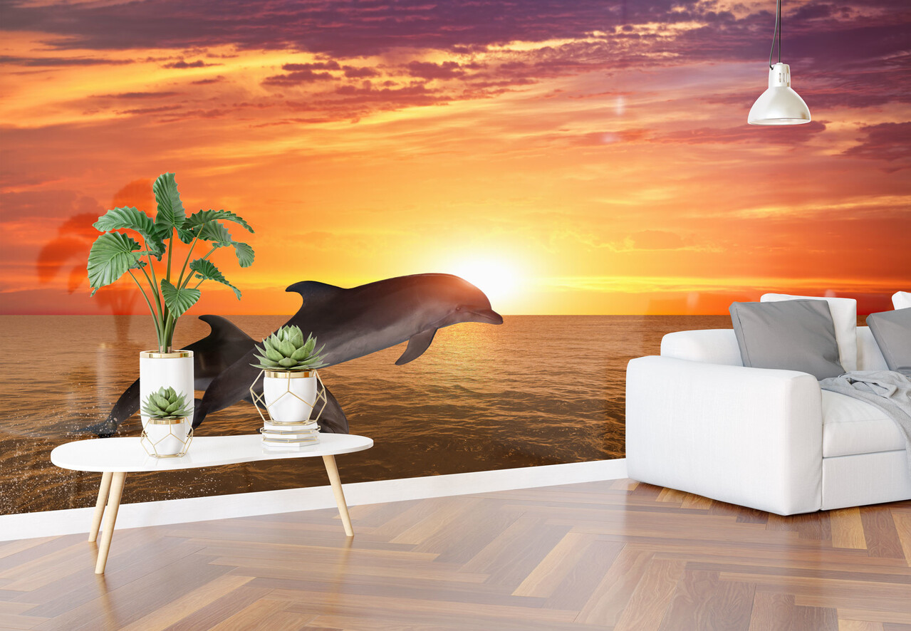 Airtex Fotobehang Dolfijnen Airtex Fotobehang Dolfijnen