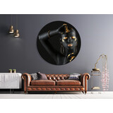 Muurcirkel Gold woman Muurcirkel Gold woman