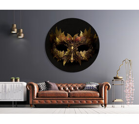 Muurcirkel Gold Mask Muurcirkel Gold Mask