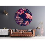 Muurcirkel Vintage Flowers Muurcirkel Vintage Flowers