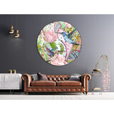 Muurcirkel Retro Birds Muurcirkel Retro Birds