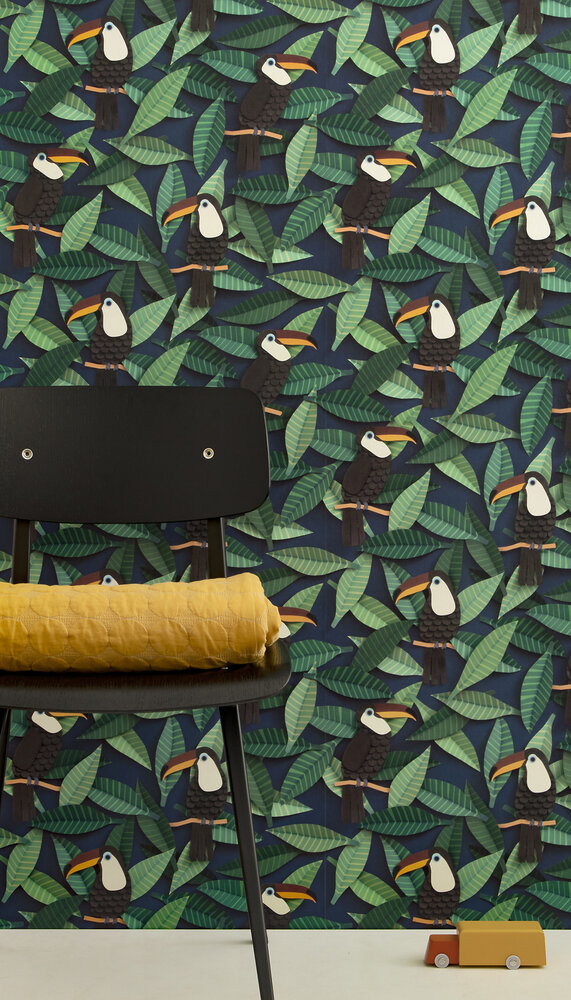 Kinderbehang Toekan behang Kinderbehang Toekan behang