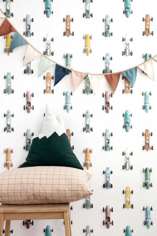 Kinderbehang Raceauto behang Kinderbehang Raceauto behang