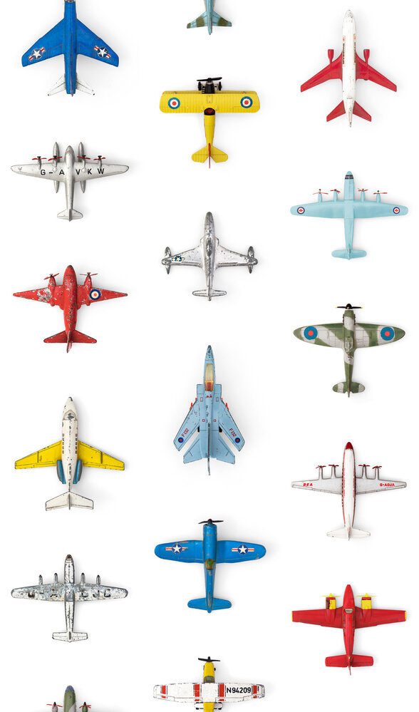 Kinderbehang Vliegtuigjes behang Kinderbehang Vliegtuigjes behang