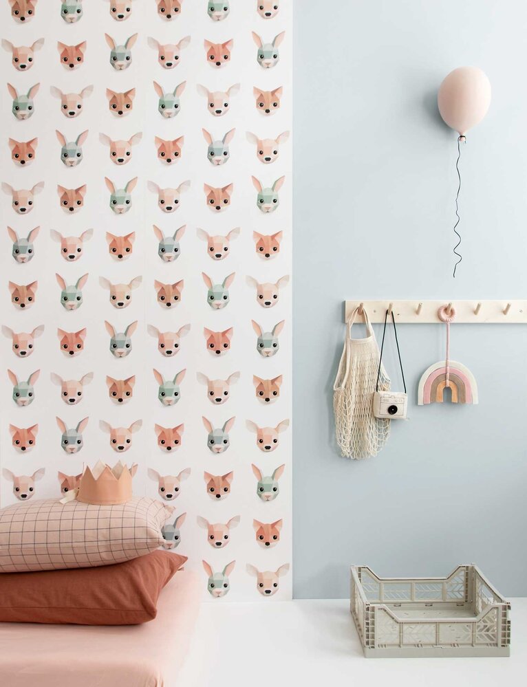 Kinderbehang Bosdieren behang Kinderbehang Bosdieren behang