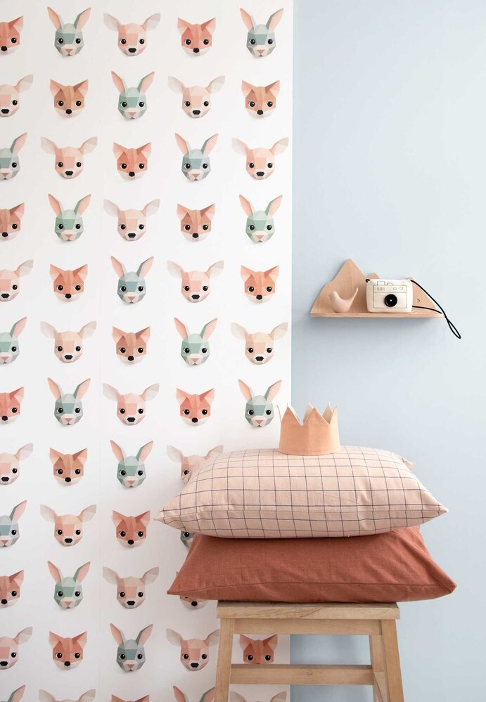 Kinderbehang Bosdieren behang Kinderbehang Bosdieren behang