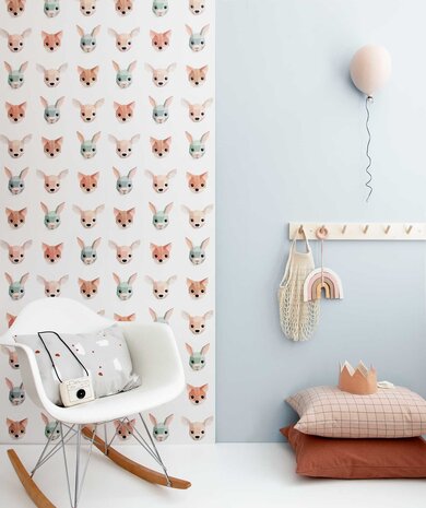 Kinderbehang Bosdieren behang Kinderbehang Bosdieren behang