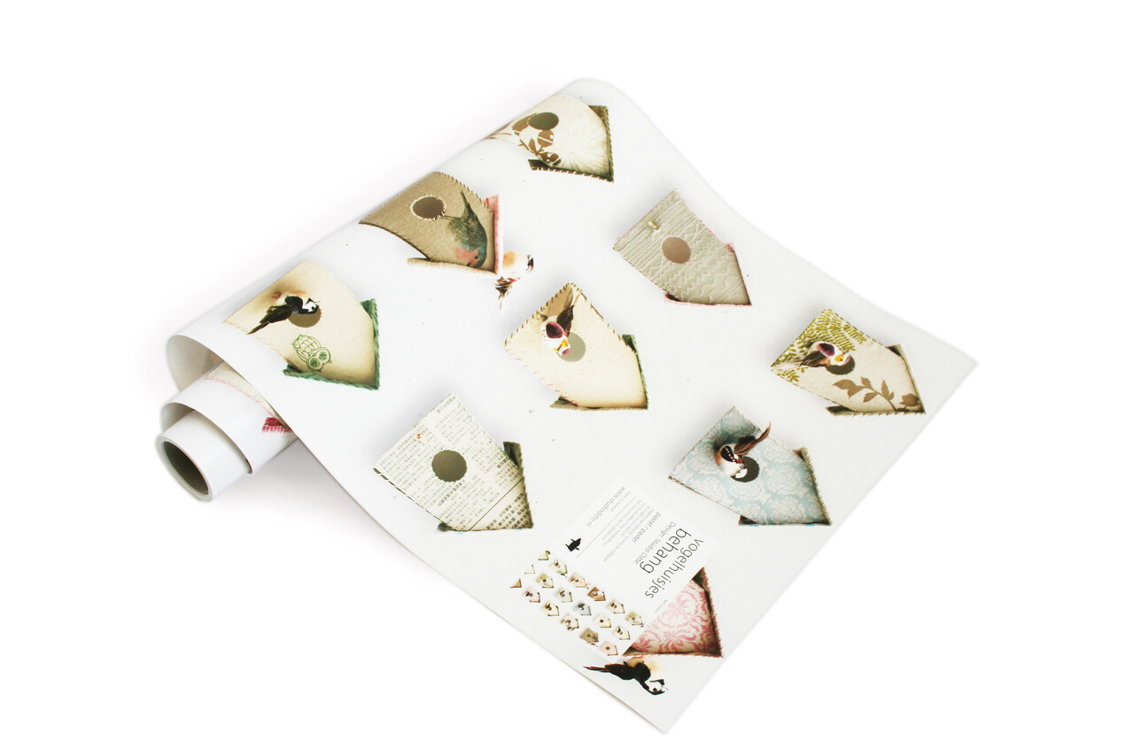 Kinderbehang Vogelhuisjes behang Kinderbehang Vogelhuisjes behang