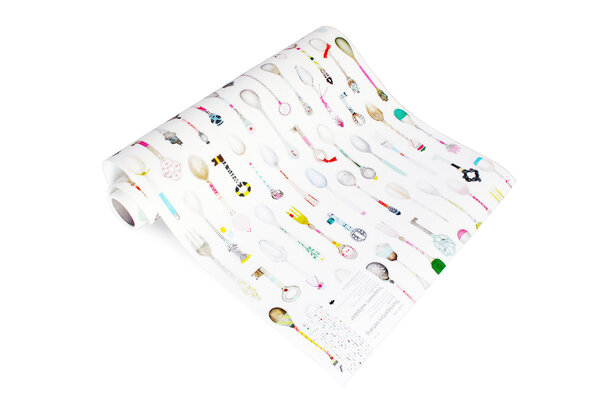 Kinderbehang Theelepeltjes behang Kinderbehang Theelepeltjes behang