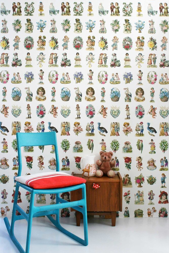 Kinderbehang Poëzieplaatjes behang Kinderbehang Poëzieplaatjes behang