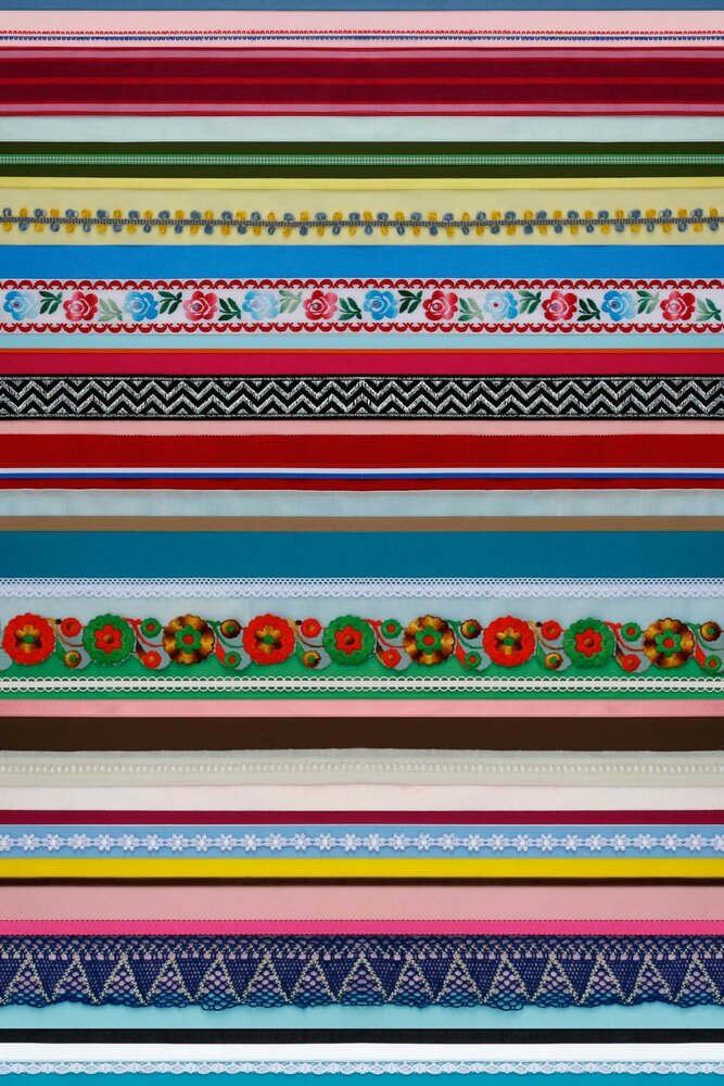 Kinderbehang Linten behang Kinderbehang Linten behang