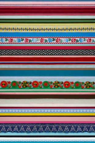 Kinderbehang Linten behang Kinderbehang Linten behang