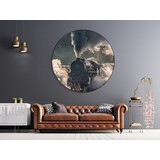 Muurcirkel Stoomlocomotief Muurcirkel Stoomlocomotief