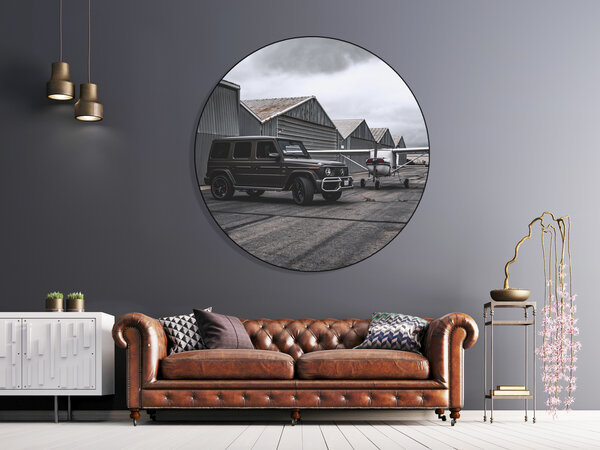 Muurcirkel Dibond G-63 AMG