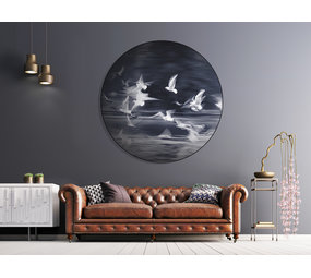 Muurcirkel Witte duiven Muurcirkel Witte duiven