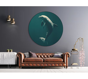 Muurcirkel Dolfijn Muurcirkel Dolfijn