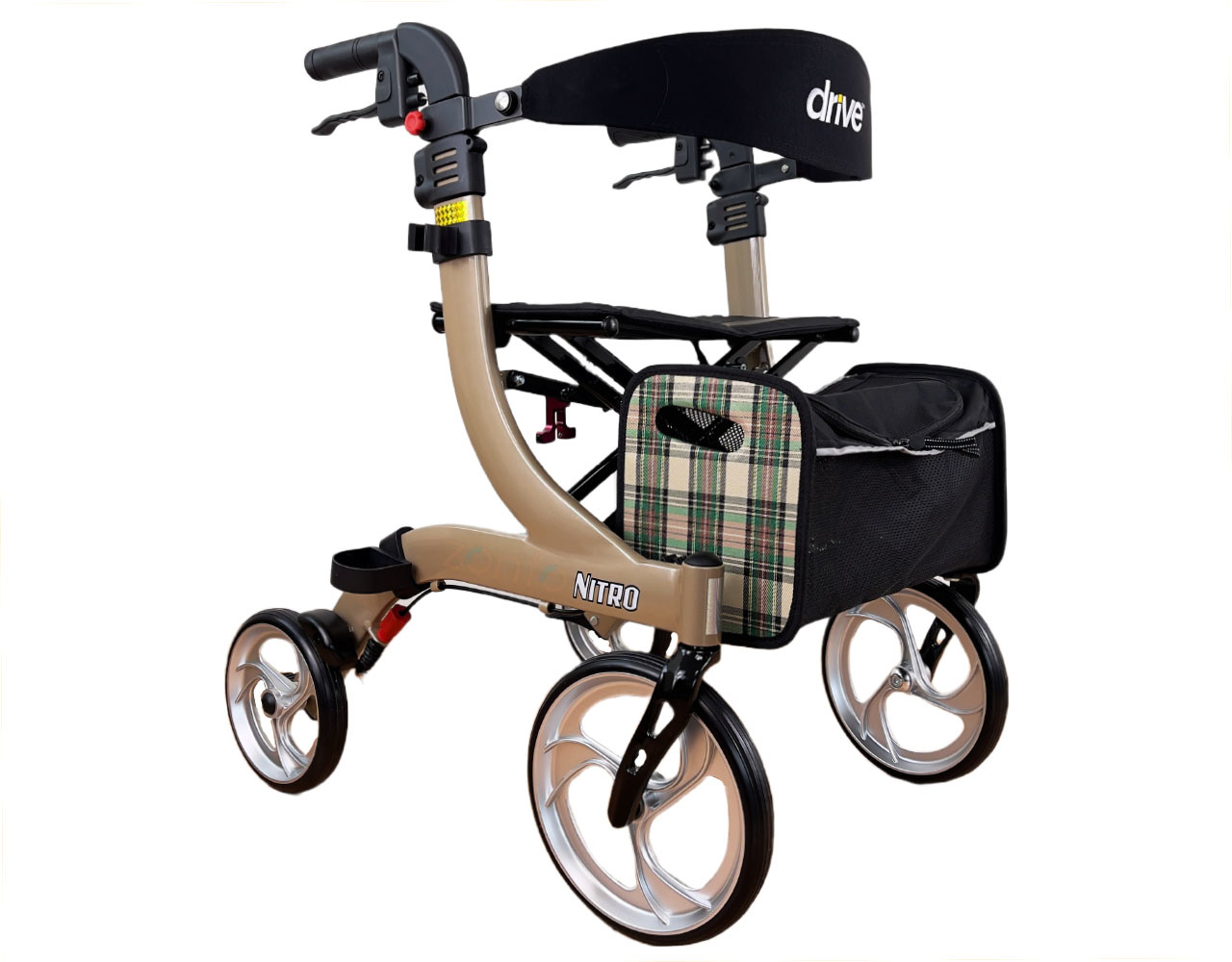 Drive Devilbiss Rollator Nitro - Small 1,50m tot 1,60m | Champagne