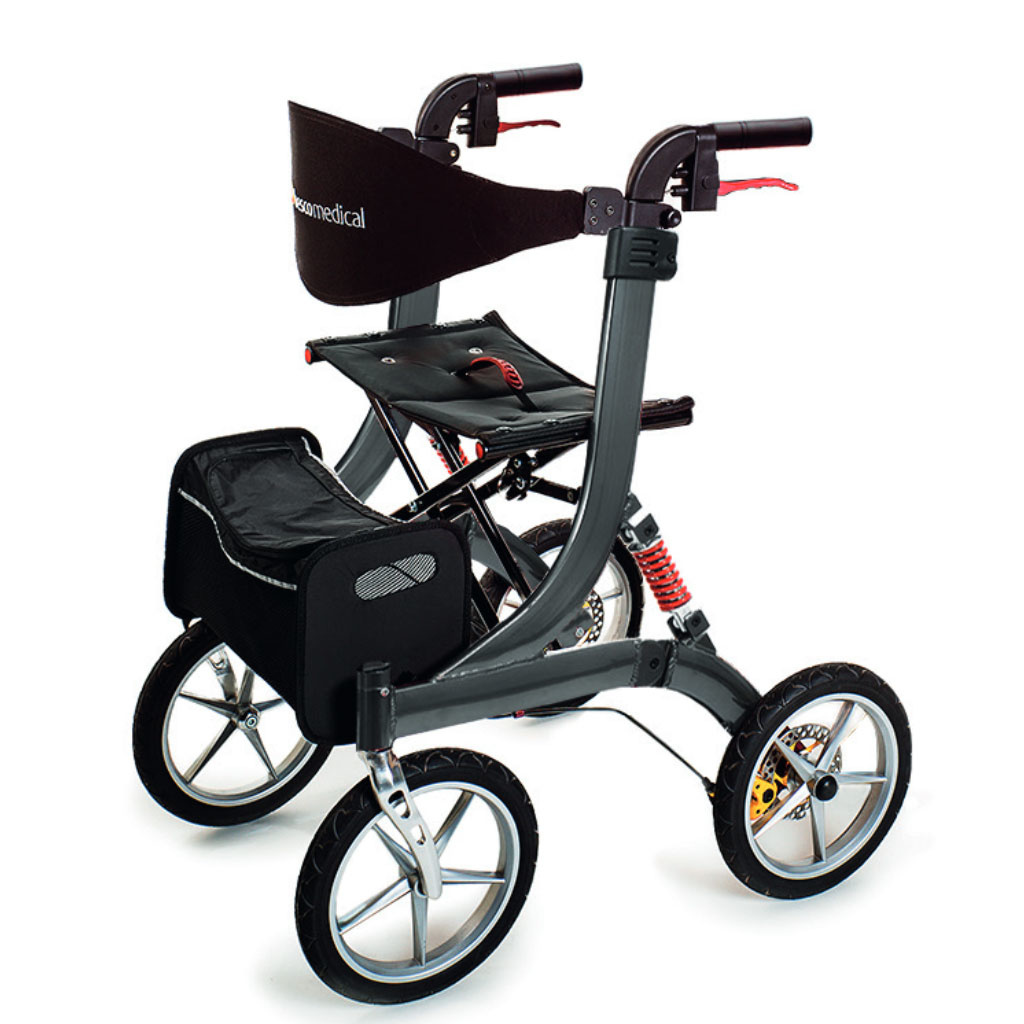 Besco Medical Rollator Spring CC | Grijs