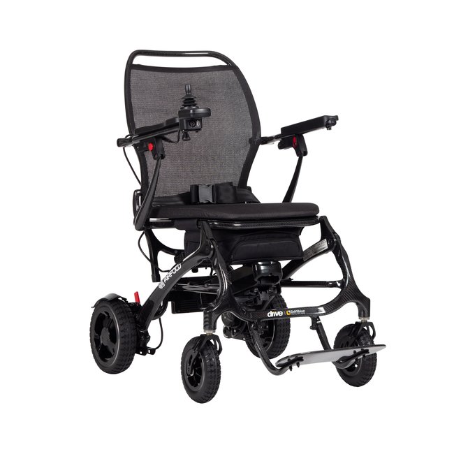 Opvouwbare elektrische carbon rolstoel Airfold