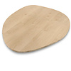 Organisch (rond) eiken tafelblad - 2,7 cm dik - rustiek eikenhout (B/C) - brede lamel (9-12 cm) - vaste kiezel afmetingen - gelijmd KD 8-12% Organisch (rond) eiken tafelblad - 2,7 cm dik - rustiek eikenhout (B/C) - brede lamel (9-12 cm) - vaste kiezel afmetingen - gelijmd KD 8-12%