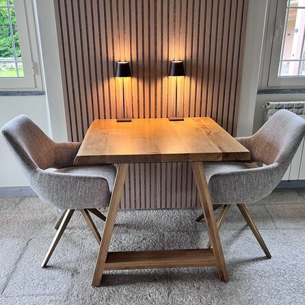 A tafelpoten - eiken - 4x10 cm - breedte: 78 cm - hoogte: 72 cm - A poot set - gelijmd rustiek eikenhout - KD 8-12% A tafelpoten - eiken - 4x10 cm - breedte: 78 cm - hoogte: 72 cm - A poot set - gelijmd rustiek eikenhout - KD 8-12%