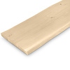 Eiken boomstam bankblad - 4 cm dik - rustiek eikenhout (B/C) - XL lamel (10-25 cm) - vaste afmetingen - gelijmd KD 8-12%
