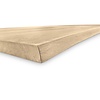 Eiken boomstam tafelblad - 4,5 cm dik - (extra) rustiek eikenhout (B/C) - XXL lamel (3) - geborsteld met V-groef - vaste afmetingen - gelijmd KD 8-12% Eiken boomstam tafelblad - 4,5 cm dik - (extra) rustiek eikenhout (B/C) - XXL lamel (3) - geborsteld met V-groef - vaste afmetingen - gelijmd KD 8-12%