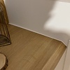 Eiken CNC boomstam tafelblad - op maat - 3 cm dik - prime eikenhout (A/B) - smalle lamel (4-10 cm) - gelijmd KD 8-12%